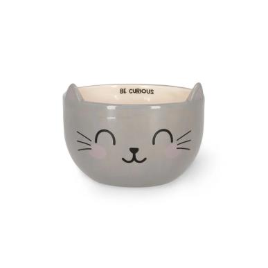 LEGAMI STONEWARE CEREAL BOWL KITTY