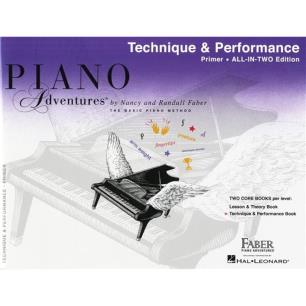 FABER PIANO ADVENTURES : TECHNIQUE AND PERFORMANCE BOOK - PRIMER LEVEL
