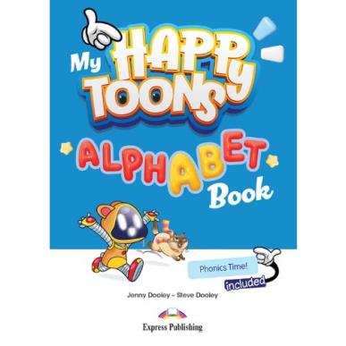 MY HAPPY TOONS ALPHABET BOOK JUNIOR A - εξωφυλλο