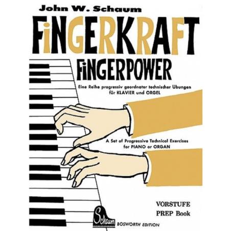 SCHAUM - FINGERPOWER, PRIMER-VORSTUFE PREP BOOK,BOSWORTH EDITION- ΒΙΒΛΙΟ ΜΕ ΣΤΑΔΙΑΚΕΣ ΤΕΧΝΙΚΕΣ ΑΣΚΗΣΕΙΣ ΓΙΑ ΠΙΑΝΟ Η ΟΡΓΑΝΟ - εξω