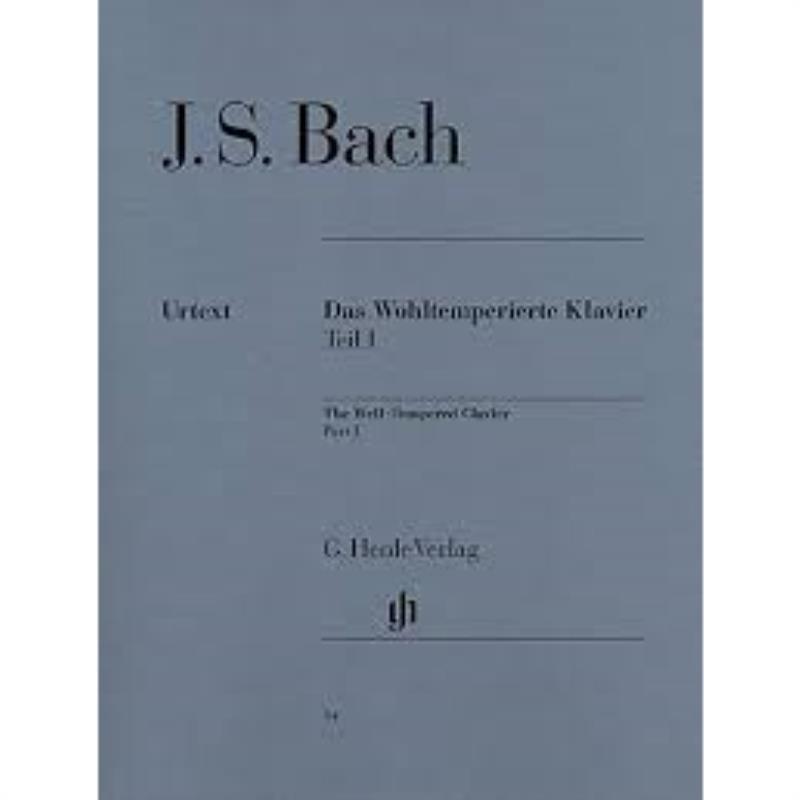 J.S. BACH - DAS WOHLTEMPERIERTE KLAVIER TEIL 1