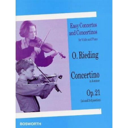 RIEDING - CONCERTINO IN A MINOR OP.21 - εξωφυλλο