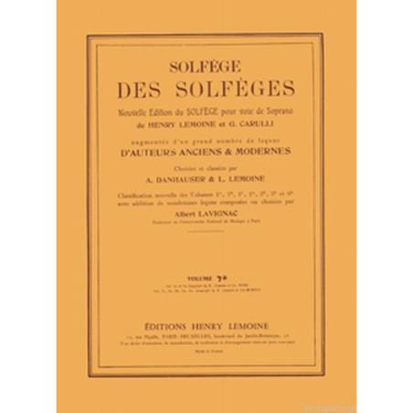 SOLFEGE DES SOLFEGES - VOLUME 7B (LEMOINE)