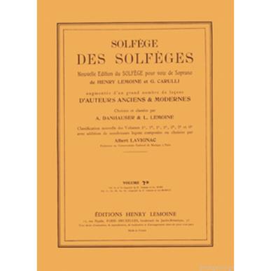 SOLFEGE DES SOLFEGES - VOLUME 7B (LEMOINE) - εξωφυλλο