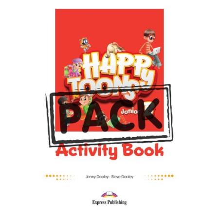 HAPPY TOONS JUNIOR B ACTIVITY BOOK (+ DIGIBOOKS APP) - εξωφυλλο