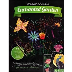 ENCHANTED GARDEN SCRATCH AND RELAX - εξωφυλλο