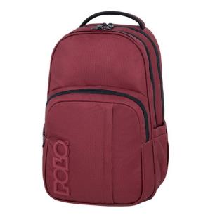 POLO SCHOOL BACKPACK GENIUS BORDEAUX