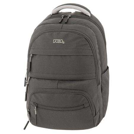 POLO SCHOOL BACKPACK MULTI POCKET GRAY