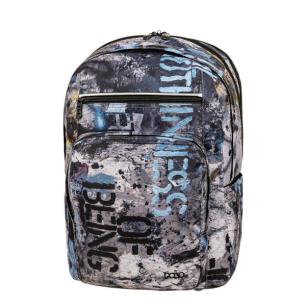 POLO BACKPACK SLIT BLUE PATTERN