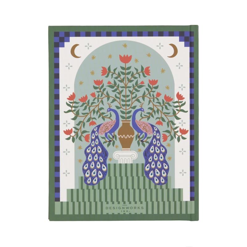 A DOPO PEACOCK JOURNAL 6X7.75 ΣΗΜΕΙΩΜΑΤΑΡΙΟ ΣΧΕΔIO ΠΑΓΟΝΙ