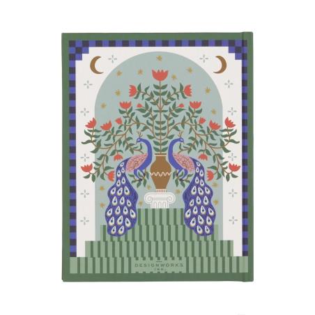 A DOPO PEACOCK JOURNAL 6X7.75 ΣΗΜΕΙΩΜΑΤΑΡΙΟ ΣΧΕΔIO ΠΑΓΟΝΙ
