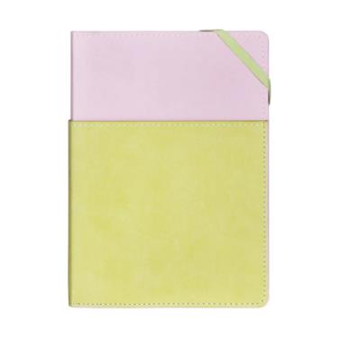  DESIGHNWORKS INK -VEGAN LEATHER POCKET JOURNAL- LILAC-MATCHA