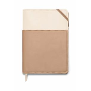  DESIGHNWORKS INK -VEGAN LEATHER POCKET JOURNAL- IVOR-TAUPE