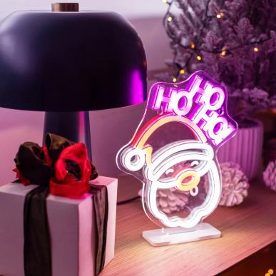 LEGAMI NEON-EFFECT LED SIGN-ITS A SIGN SANTA