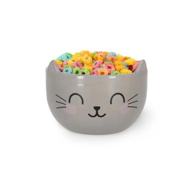 LEGAMI STONEWARE CEREAL BOWL KITTY