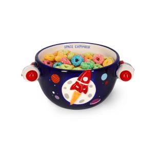 LEGAMI STONEWARE CEREAL BOWL-SPACE EXPLORER