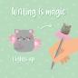 LEGAMI WRITING IS MAGIG-LIGHT UP BALLPOINT-KITTY