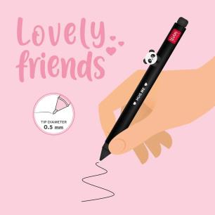 LEGAMI GEL PEN WITH ANIMAL DECORATION-PANDA
