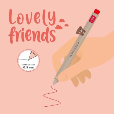LEGAMI GEL PEN WITH ANIMAL DECORATION-DREAM BIG