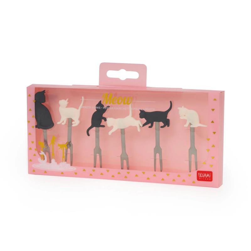 LEGAMI APERITIF FORKS-MEOW LEGAMI APERITIF FORKS-MEOW