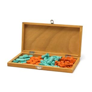 LEGAMI WOODEN CHESS AND DRAUGHTS