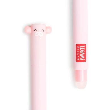 LEGAMI ERASABLE PEN PIGGY - PINK INK