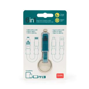 LEGAMI 6 IN 1 KEYCHAIN CHARGING CABLE