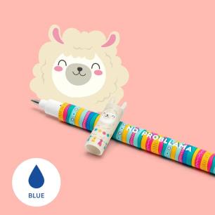 LEGAMI ERASABLE GEL PEN LLAMA - BLUE INK