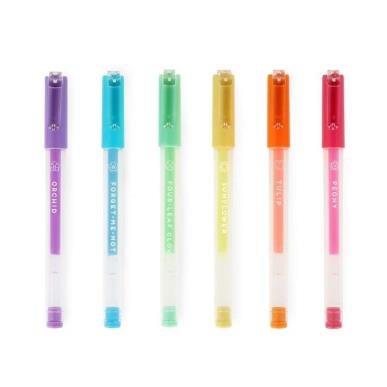 LEGAMI SET OG 6 PASTEL GEL PENS-SPRING IS IN THE AIR