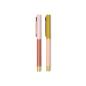 DESIGNWORKS INK COLOUR BLOCK PENS-SET OF 2- ROSEWOOD AND BLUSH