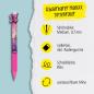  MAGIXX FUN CHARM  ΣΤΥΛΟ GEL ΜΕ ΜΕΛΑΝΙ ΜΠΛΕ ΠΟΥ ΣΒΗΝΕΙ ΠΕΤΑΛΟΥΔΑ