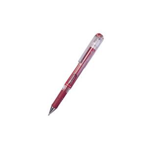 PENTEL HYBRID GEL GRIP METALLIC PEN 1MM-ΚΟΚΚΙΝΟ