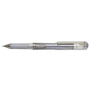 PENTEL HYBRID GEL GRIP METALLIC PEN 1MM-ΑΣΠΡΟ