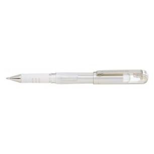 PENTEL HYBRID GEL GRIP METALLIC PEN 1MM-ΑΣΠΡΟ