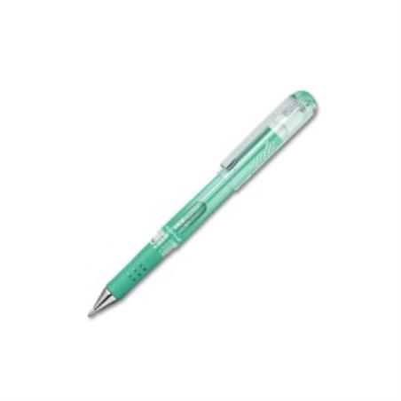 PENTEL HYBRID GEL GRIP METALLIC PEN 1MM-ΠΡΑΣΙΝΟ