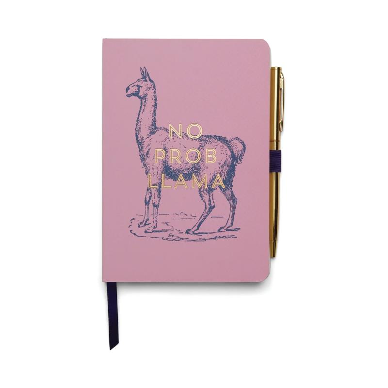 VINTAGE SASS NOTEBOOK WITH PEN- NO PROB LLAMA VINTAGE SASS NOTEBOOK WITH PEN- NO PROB LLAMA