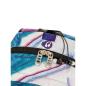 POLO ΣΑΚΙΔΙΟ ΠΛΑΤΗΣ ORIGINAL DOUBLE SCARF SHAPES ΑΣΠΡΟ-ΜΩΒ