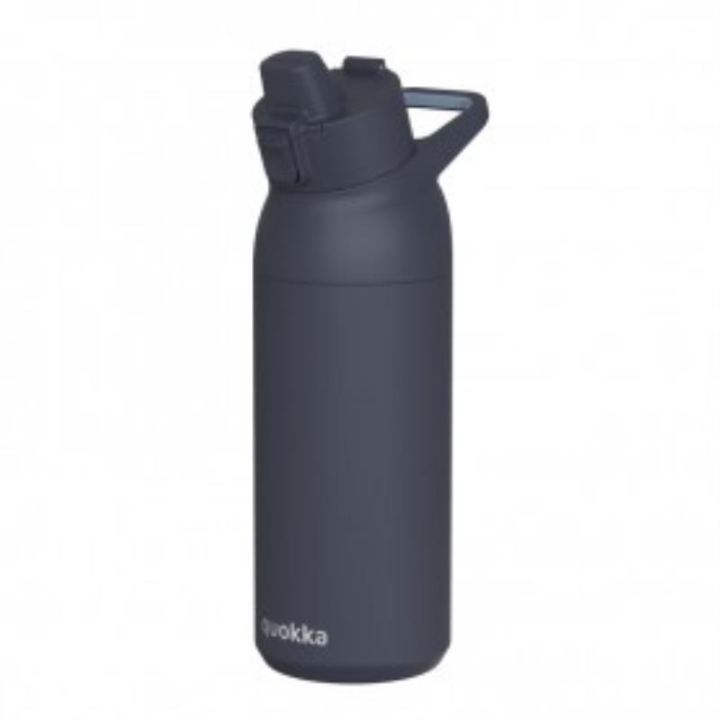 QUOKKA ΑΝΟΞΕΙΔΩΤΟ ΘΕΡΜΟΣ KIDS SIPPER 700ML ΜΑΥΡΟ QUOKKA ΑΝΟΞΕΙΔΩΤΟ ΘΕΡΜΟΣ KIDS SIPPER 700ML ΜΑΥΡΟ