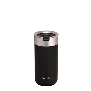 QUOKKA ΑΝΟΞΕΙΔΩΤΟ ΘΕΡΜΟΣ TUBLER BOOST-ΜΑΥΡΟ 400ML