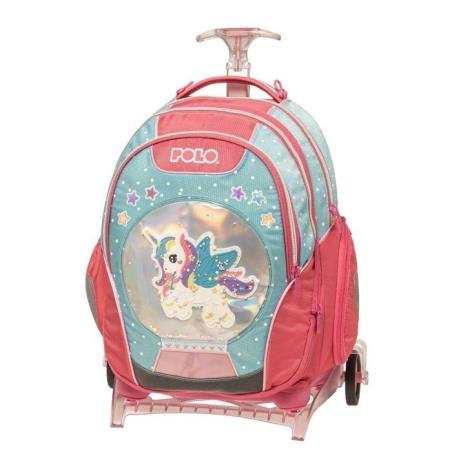 POLO ΣΑΚΙΔΙΟ TROLLEY REEL UNICORN SNOWBALL
