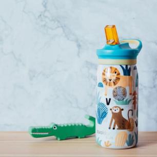 QUOKKA ΑΝΟΞΕΙΔΩΤΟ ΘΕΜΡΟΣ KIDS SAFARI 450ML