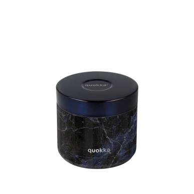 QUOKKA ΔΟΧΕΙΟ ΦΑΓΗΤΟΥ ΑΝΟΞΕΙΔΩΤΟ ΘΕΡΜΟΣ  BLACK MARBEL 600ML