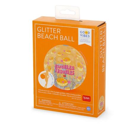 LEGAMI-GLITTER BEACH BALL-PUFFERFISH