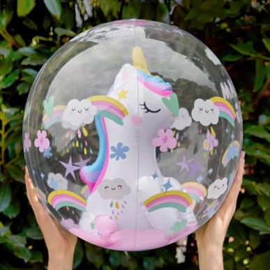 LEGAMI-INFLATABLE BEACH BALL-UNICORN