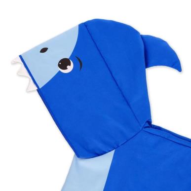 LEGAMI-TOWELLING PONCHO FOR KIDS-SHARK