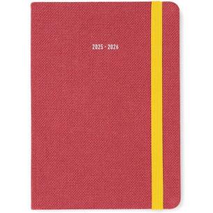 LETSS OF LONDON-ACADEMIC DAILY PLANNER-ΠΟΛΥΓΛΩΣΣΟ ΑΚΑΔΗΜΑΪΚΟ ΗΜΕΡΟΛΟΓΙΟ ΣΕ ΚΟΚΚΙΝΟ ΧΡΩΜΑ