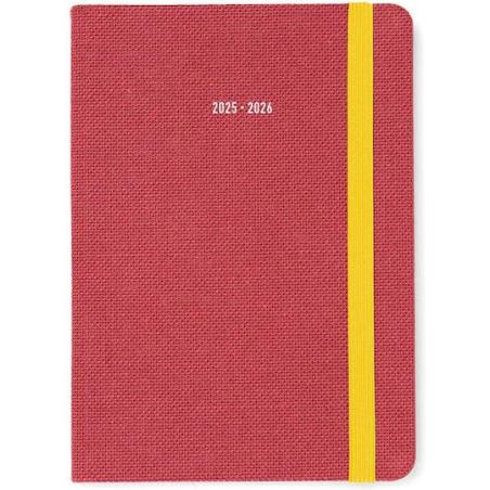 LETSS OF LONDON-ACADEMIC DAILY PLANNER-ΠΟΛΥΓΛΩΣΣΟ ΑΚΑΔΗΜΑΪΚΟ ΗΜΕΡΟΛΟΓΙΟ ΣΕ ΚΟΚΚΙΝΟ ΧΡΩΜΑ