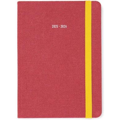 LETSS OF LONDON-ACADEMIC DAILY PLANNER-ΠΟΛΥΓΛΩΣΣΟ ΑΚΑΔΗΜΑΪΚΟ ΗΜΕΡΟΛΟΓΙΟ ΣΕ ΚΟΚΚΙΝΟ ΧΡΩΜΑ
