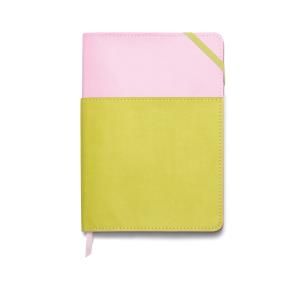  DESIGNWORKS INK -VEGAN LEATHER POCKET JOURNAL- LILAC-MATCHA