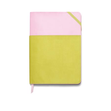  DESIGNWORKS INK -VEGAN LEATHER POCKET JOURNAL- LILAC-MATCHA